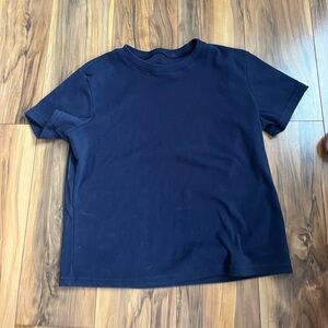 Navy blue thick shirt